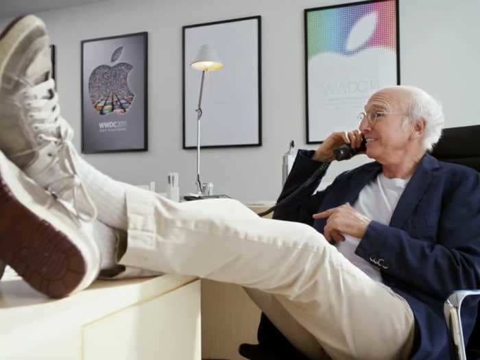 Watch Larry David pose as an App Store reviewer in a scrapped WWDC video from 2014