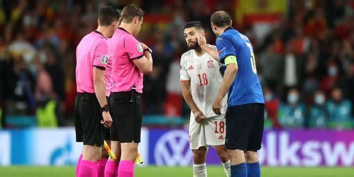 Italy's captain psyched out the opposition by being strangely friendly and cheerful during a penalty shootout coin toss in the Euro 2020 semifinals