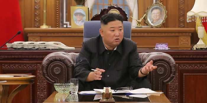 South Korea's spy agency says North Korean leader Kim Jong Un may have lost more than 40 pounds