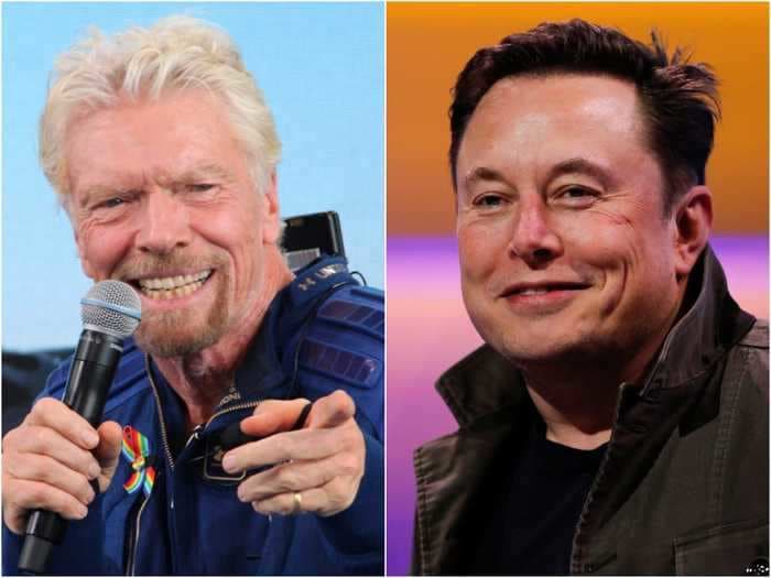 Elon Musk showed up in Richard Branson's kitchen at 3 a.m. to wish him luck flying to the edge of space