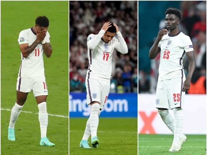 England's most successful soccer team in 55 years has received vile racist abuse, and its players make a stand
