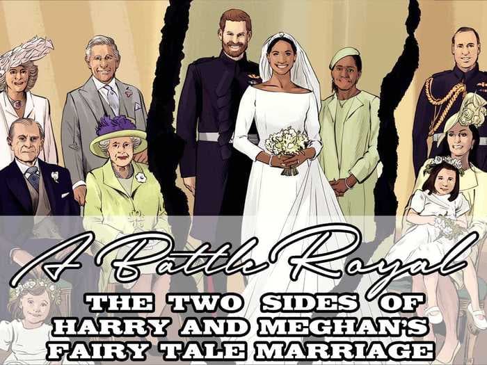 BATTLE ROYAL: We hired comic pros to tell the story of exactly how Prince Harry and Meghan Markle fell out with the royal family