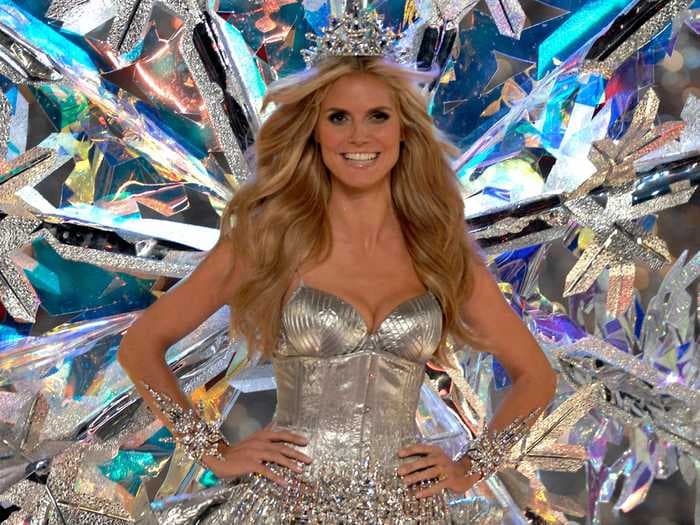 Longtime Angel Heidi Klum said it's 'about time' Victoria's Secret changed