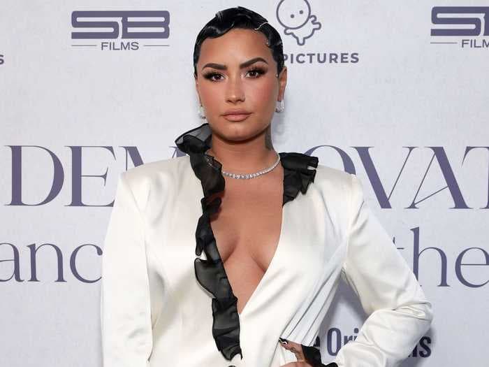 Demi Lovato sends body confidence message after filming their first-ever sex scene: 'Yay for awkward hilarious sex'