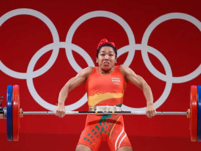 Mirabai Chanu becomes the first Indian weightlifter to win a silver medal at the Olympics