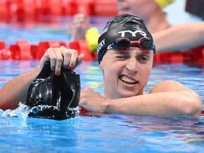 Katie Ledecky swam the second-fastest race of her career and it still wasn't enough to win gold