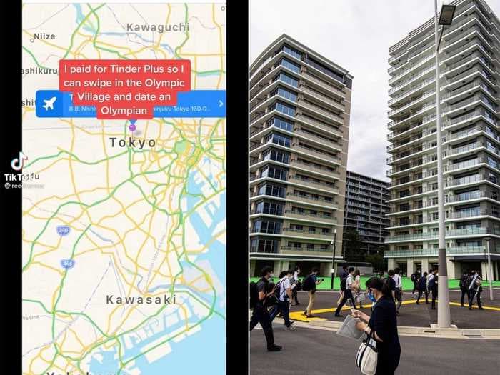 People are setting their Tinder locations to the Olympic Village after a man went viral for attempting to match with athletes in Tokyo