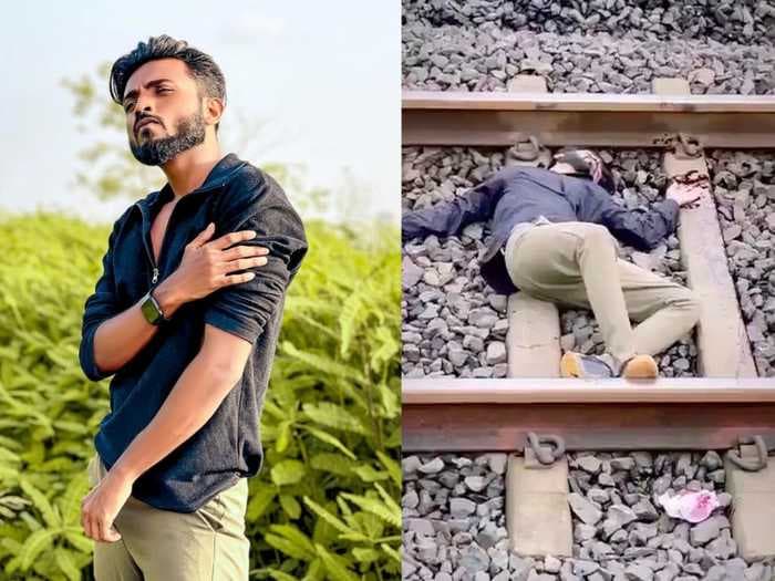 An influencer went viral for posting a video that looked like he died after jumping in front of a train. Then police arrested him and accused him of faking his own death for clout.