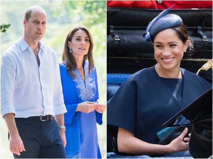 Kate Middleton, Prince William, and other royals publicly wish Meghan Markle a happy birthday