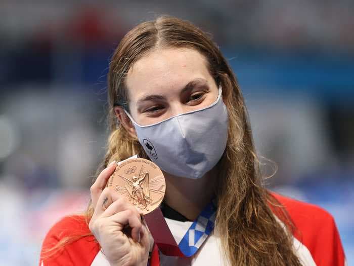 Canada's most decorated Olympian mocked an old teacher who told her to stop swimming, calling them the worst of all time