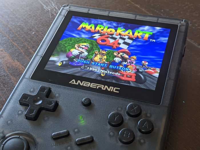 Amazon allows pirated Nintendo games to be sold through knockoff gaming devices, including one that resembles the Game Boy