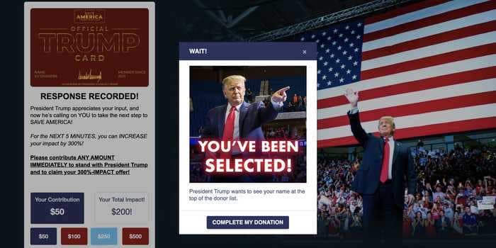 The design for one of Donald Trump's new 'Trump Cards' has a typo