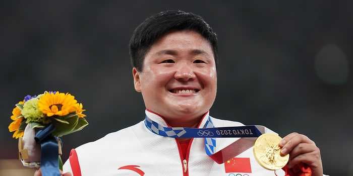 Chinese state media is being criticized for calling a shot-put gold medalist 'a manly woman' and asking if she has a boyfriend