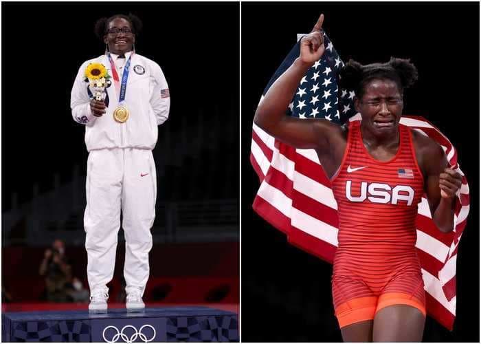 Olympic gold medalist Tamyra Mensah-Stock says she will use her $37,500 winnings to buy her mom's dream food truck