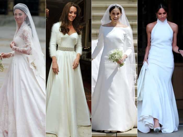 14 celebrities who wore multiple dresses on their wedding day