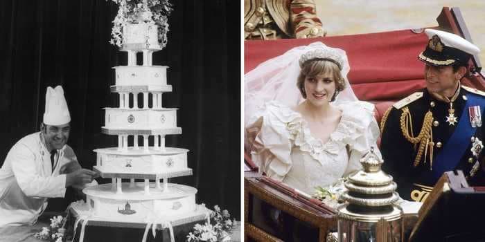 A collector paid a whopping $2,500 for the 40-year-old frosting on top of Charles and Diana's wedding cake