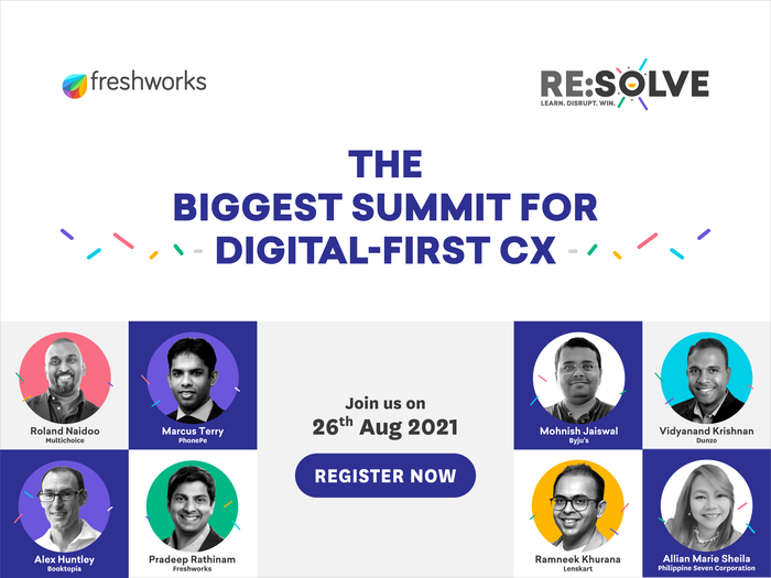 Freshworks announces RE:SOLVE, a summit for digital-first customer experience featuring prominent Indian brands