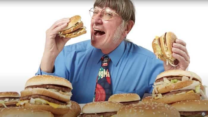 A McDonald's lover has eaten 32,340 Big Macs and has the receipts to prove it