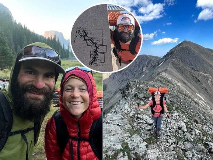 20 photos show what a typical day is like for a couple hiking 3,000 miles from Mexico to Canada