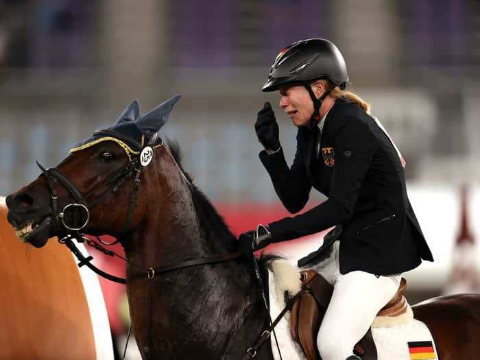 Kaley Cuoco offered to buy Olympic horse punched by German coach as she called the incident a 'disgrace'