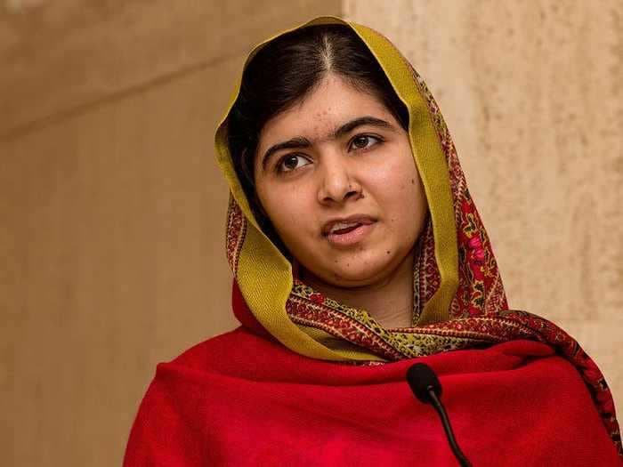 Malala Yousafzai, the Nobel Peace Prize laureate who was shot in the face by the Taliban, calls on the international community to protect Afghanistan's women and children