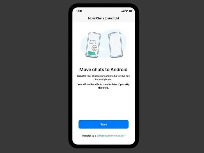 WhatsApp’s iOS to Android chat transfer feature begins rolling out