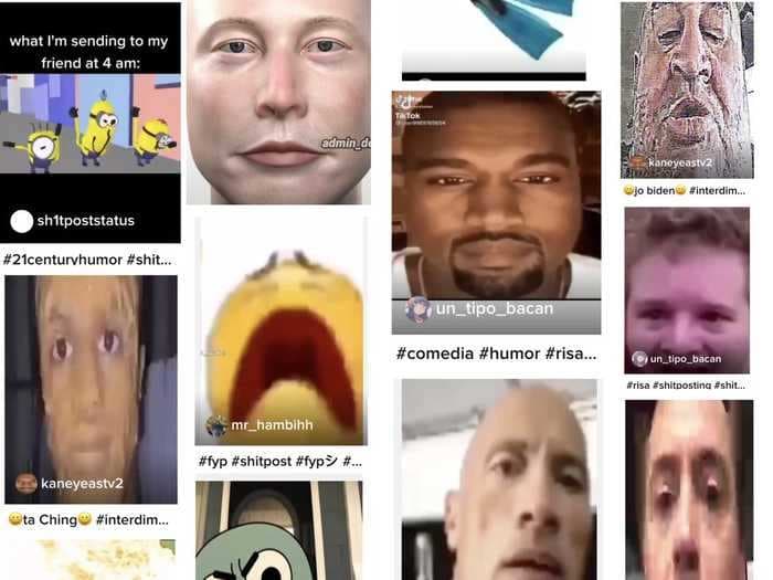 Absurd video montages of early 2000s memes, fart noises, and random Dwayne Johnson appearances are shattering brains all over TikTok