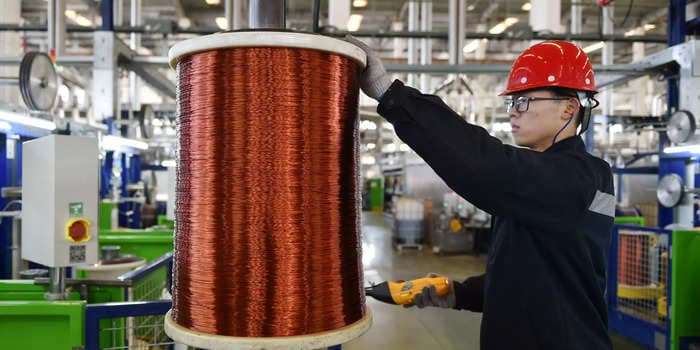 Copper and iron ore prices are collapsing on growth worries and Chinese steel curbs after soaring on hopes of a swift economic recovery