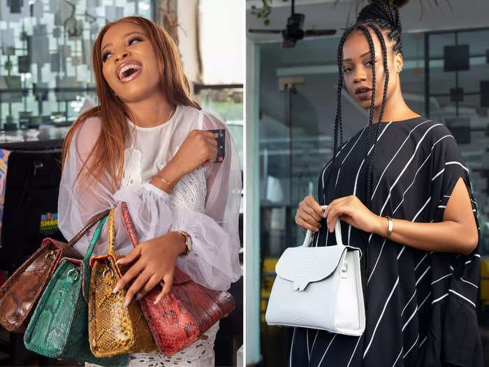 A Nigerian designer's leather handbags have become an 'it' accessory for people from around the world