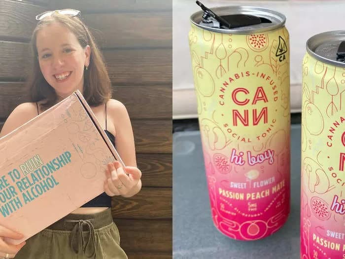 I tried one of the first caffeinated cannabis drinks, and it gave me a giddy buzz
