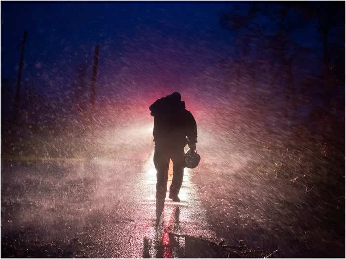 A Louisiana resident was killed when a tree fell on their house in the first death caused by Hurricane Ida