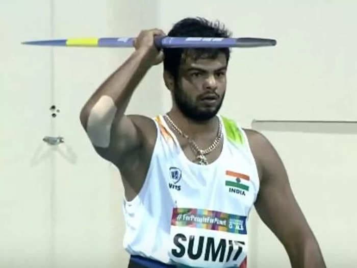 Sumit Antil clinches India's second gold in Paralympics with a world record in javelin throw