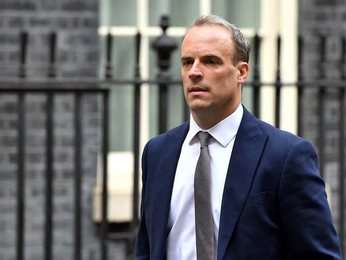 British Foreign Secretary Dominic Raab said he won't rule out the UK's future involvement in military ops in Afghanistan