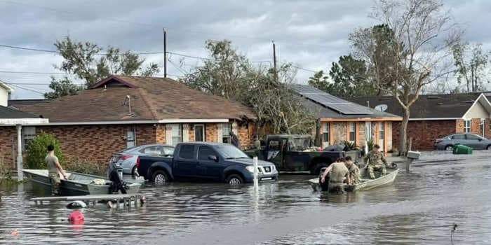 The Louisiana National Guard has rescued 359 people and 55 pets by 'high-water vehicles,' boat, and air