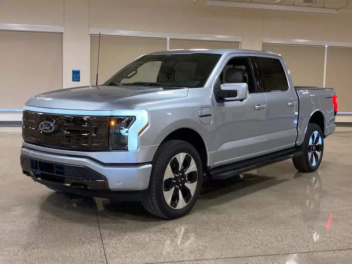 I got an early ride in the electric Ford F-150 Lightning. No truck has any business being this quick.