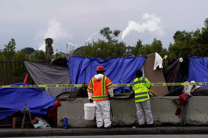 Los Angeles is pushing forward with a new law that could displace unhoused people, despite the CDC's warning that it could lead to more COVID-19 outbreaks