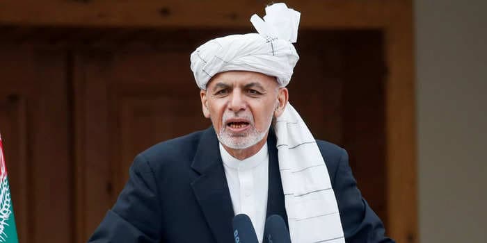 Afghanistan's former president, who fled the day the Taliban entered Kabul, said he left because he thought it was the 'only way to keep the guns silent'