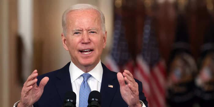 Joe Biden says 'even Fox News' has a strict vaccine passport policy while unveiling his new vaccination and testing mandates