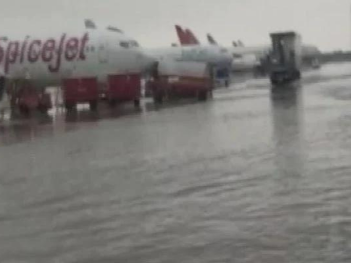 Delhi airport gets waterlogged after heavy rains