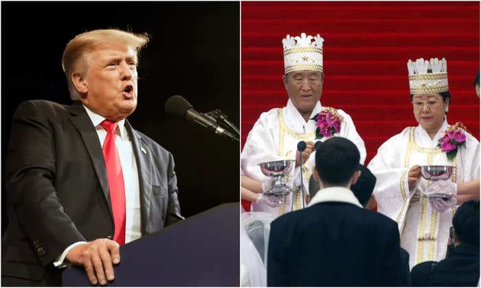 Trump spoke at a 9/11 'Moonies' conference organized by the widow of the Rev. Sun Myung Moon, praising the controversial Unification Church