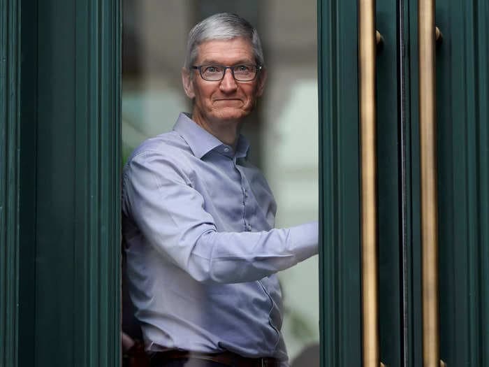 It looks like Tim Cook may have taken a field trip ahead of the iPhone 13 reveal