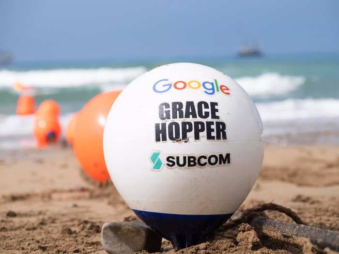 Google finishes laying a giant undersea internet cable stretching 3,900 miles from New York to the UK and Spain