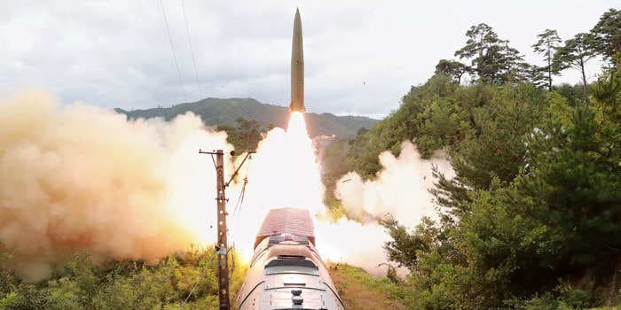 North Korea's latest ballistic missile test appeared to involve firing missiles out of a train