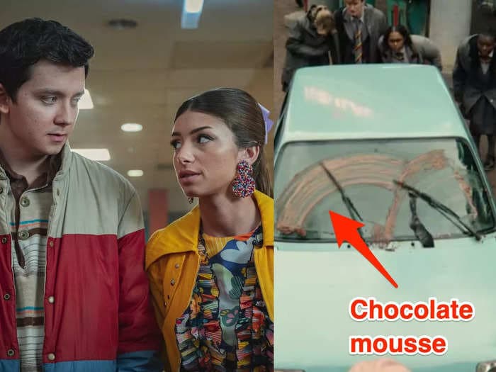 The flying poop in Netflix's 'Sex Education' was actually a mix of chocolate mousse and Weetabix