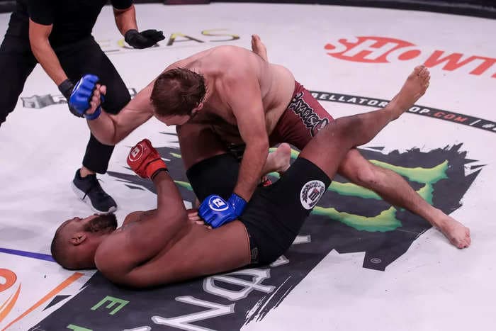An American stole the show at Bellator 266 with merciless ground-and-pound, then clapped back at internet trolls