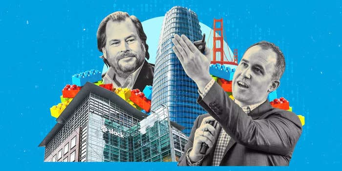 Salesforce COO Bret Taylor is slowly taking over many of CEO Marc Benioff's major leadership responsibilities. Over a dozen insiders explain his meteoric rise to the top.