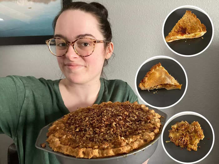 I made tried apple pie recipes from Gordon Ramsay, Ree Drummond, and Alton Brown. The best was the easiest to make.