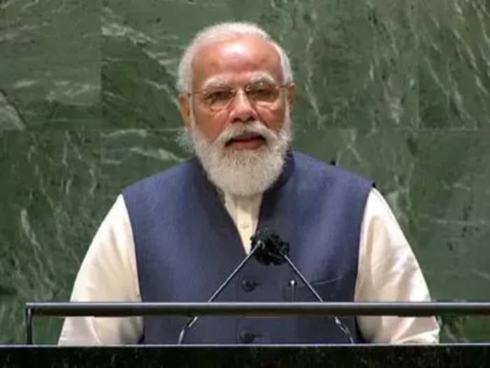 Indian Prime Minister Narendra Modi makes his points on China, Afghanistan and Pakistan at the United Nations General Assembly