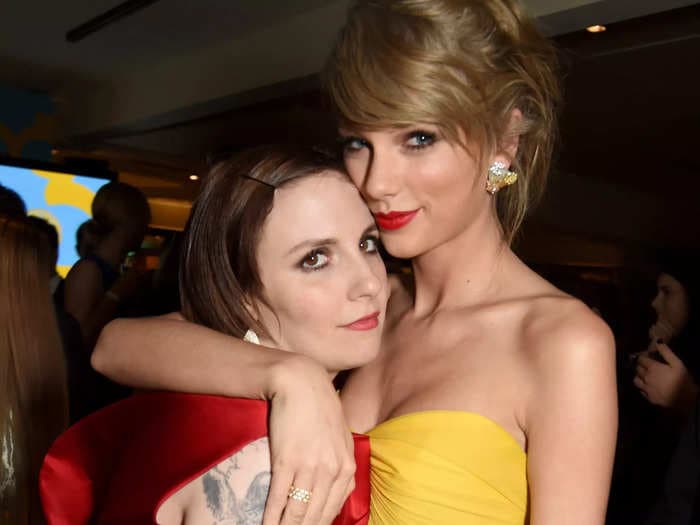 Taylor Swift was a bridesmaid at Lena Dunham's surprise wedding in London