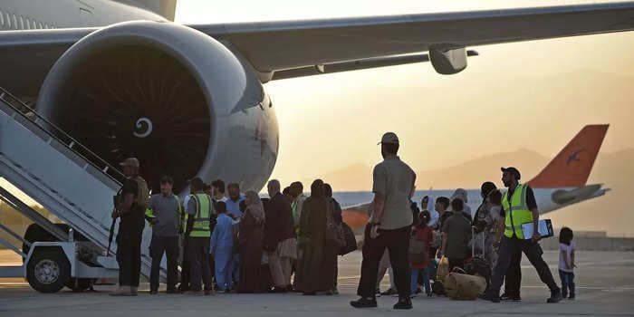 More than 100 American evacuees from Kabul were left with little food and sleeping on the floor when the US denied them entry for 33 hours